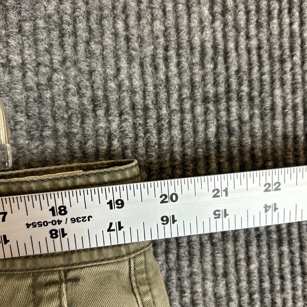 Vintage Nautical Mens Cargo Shorts Size 38 Green Cotton Y2K Skater Grunge - Picture 6 of 12